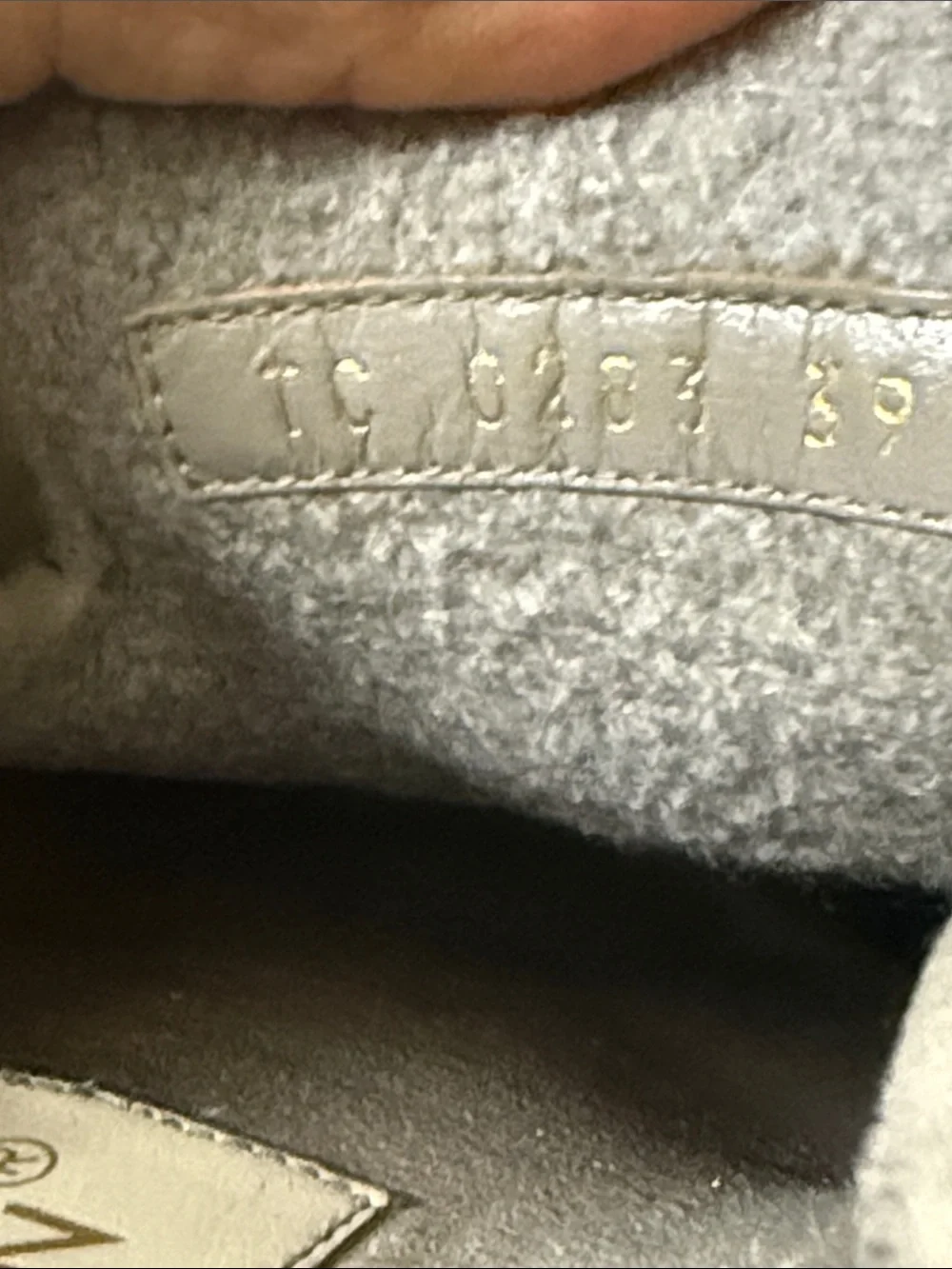 Louis Vuitton Kids Light Gray Monogram Slip-On Clogs with Gold LV Buckles